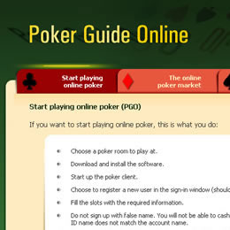Poker Guide Online